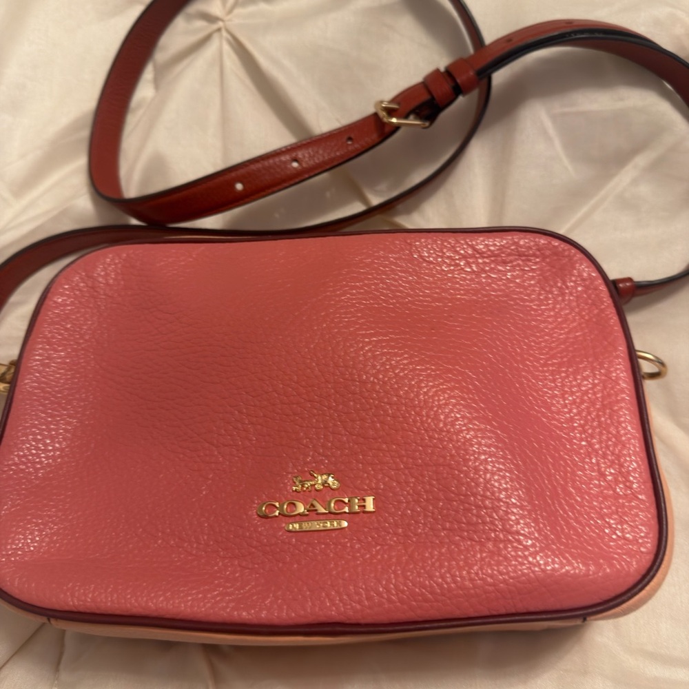 Coach Coral Leather Crossbody Bag